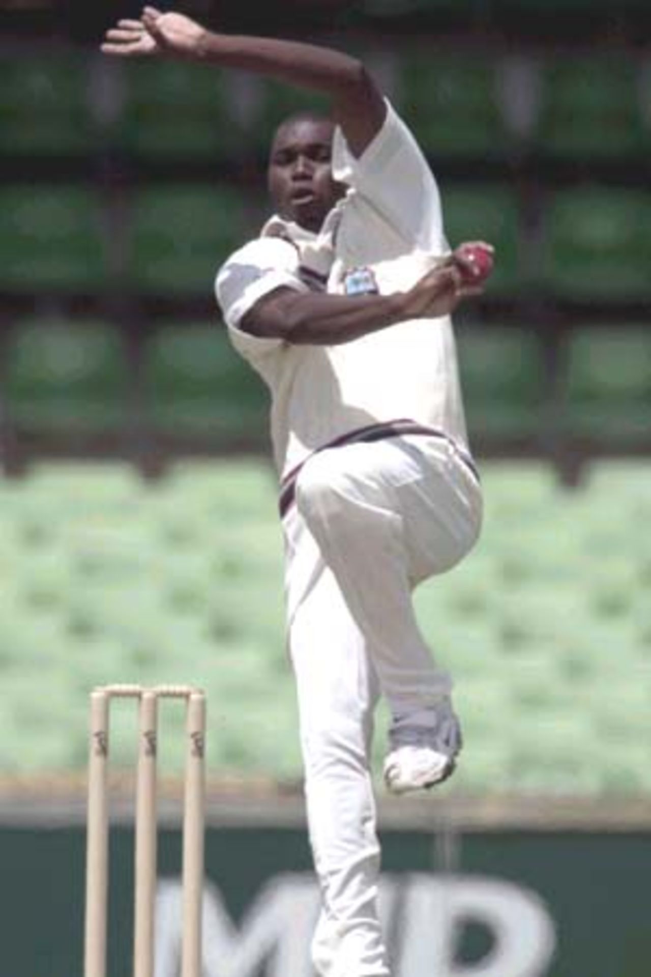 10 Nov 2000: Black bowls for the West Indies in the match between the Western Warriors and the West Indies at the WACA ground in Perth, Australia.