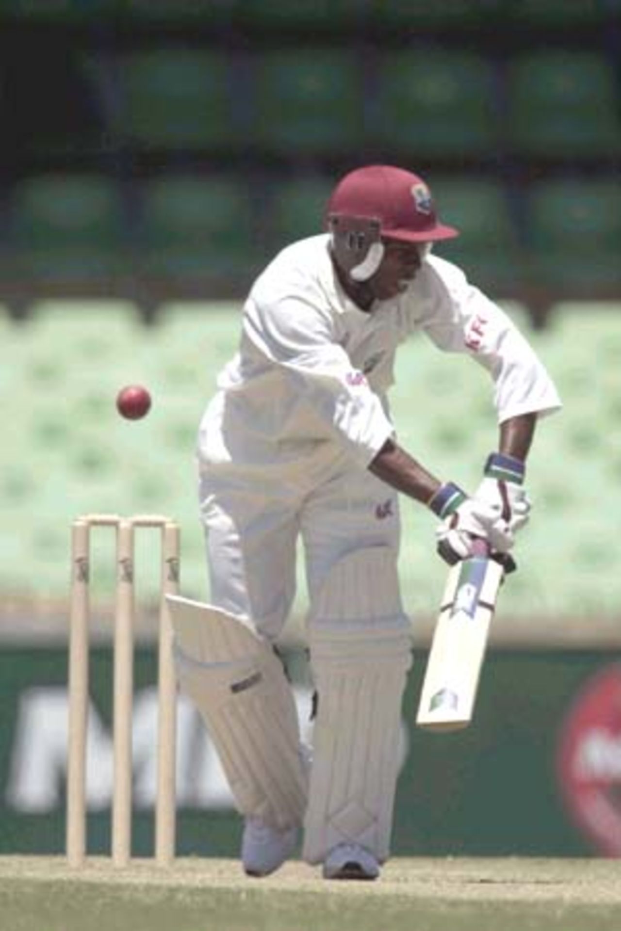 11 Nov 2000: Sherwin Campbell of the West Indies in the match between the Western Warriors and the West Indies at the WACA ground in Perth, Australia