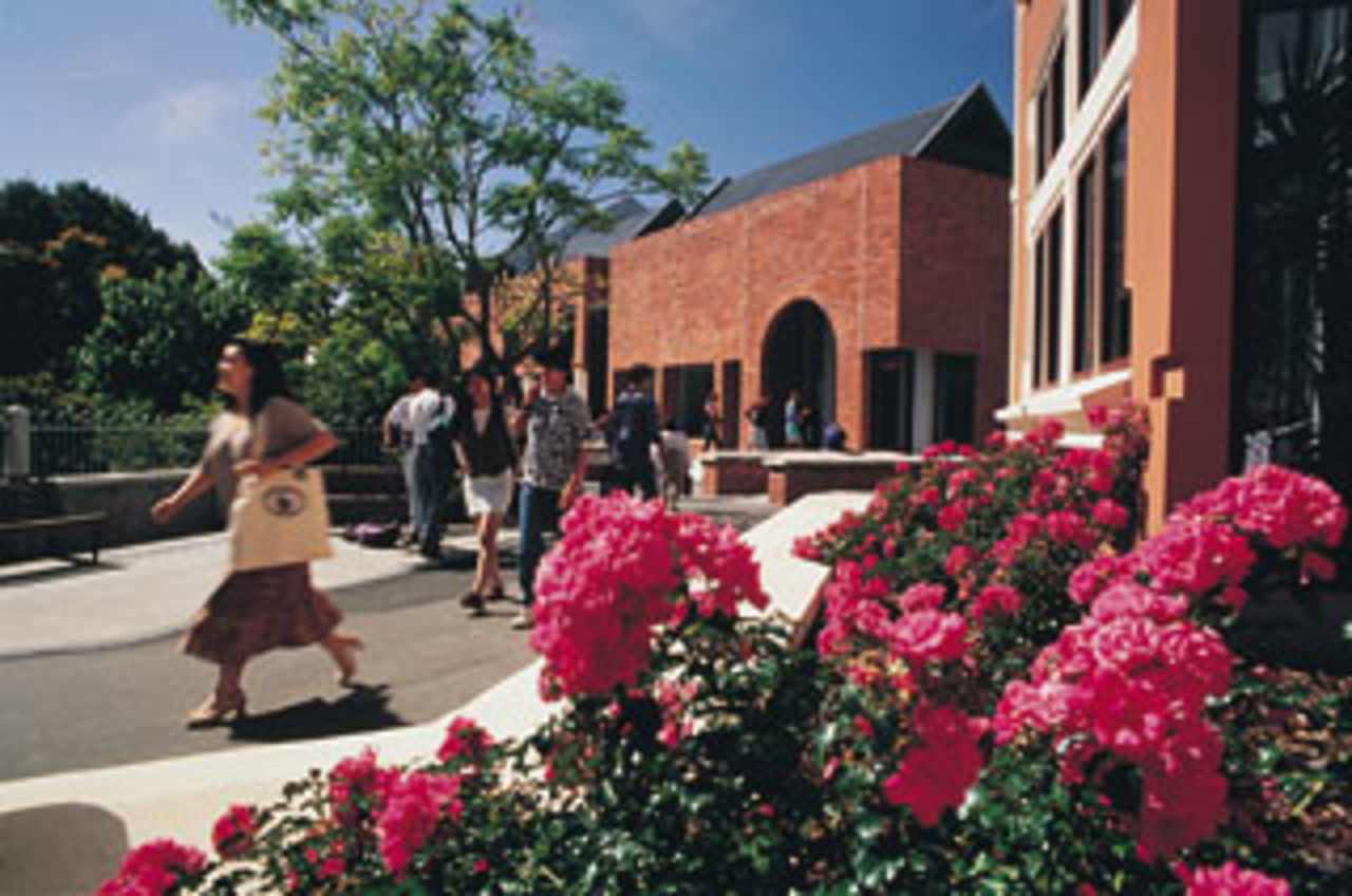 A scene from the campus of Lincoln University - host venue for the CricInfo Women's World Cup 2000