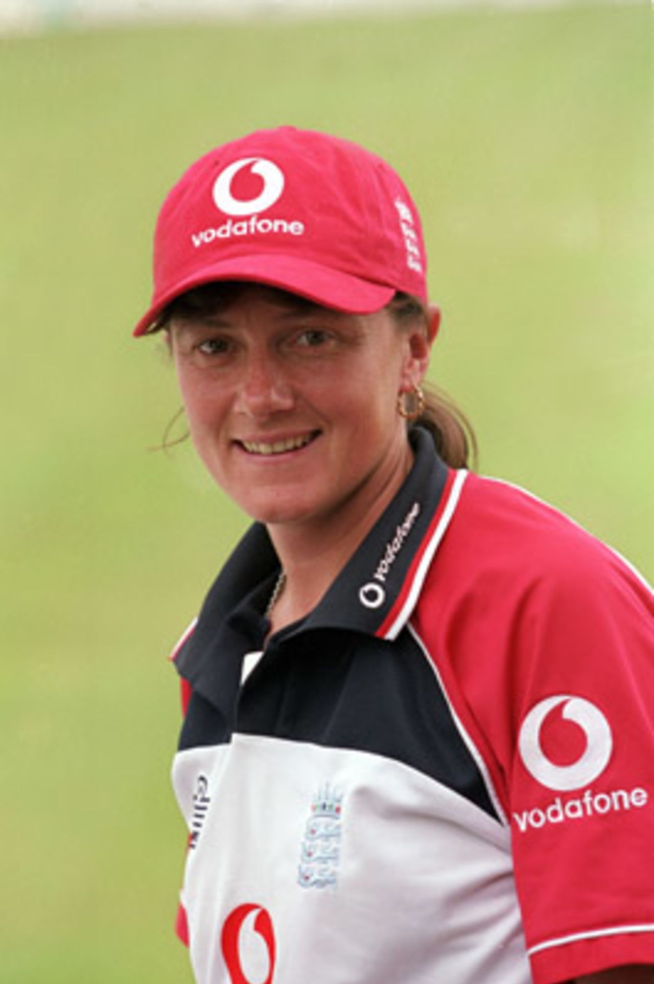 Portrait of Clare Taylor - England player in the CricInfo Women's World Cup 2000