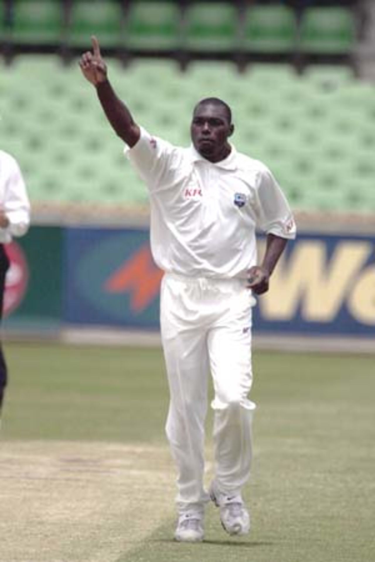 12 Nov 2000: Marlon Black of the West Indies in the match between the Western Warriors and the West Indies at the WACA ground in Perth, Australia.