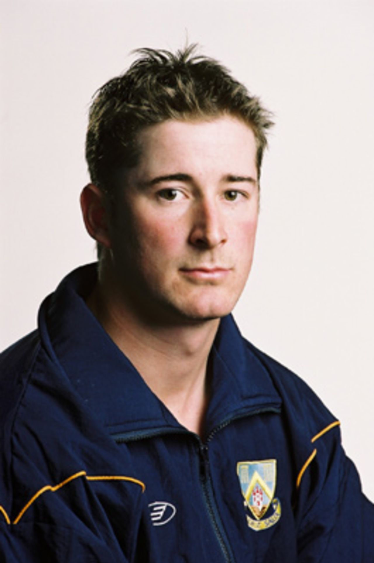 Portrait of Warren McSkimming - Otago squad member for the 2000/01 season