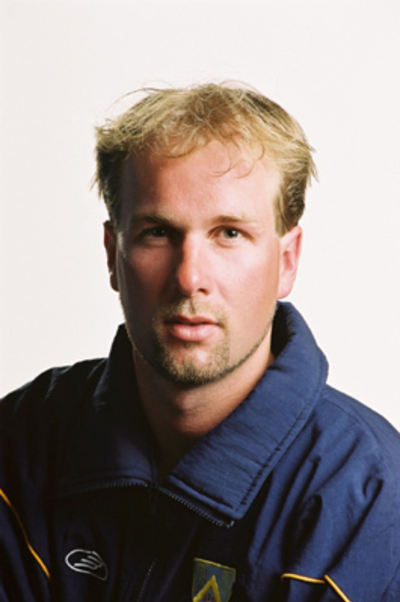 Portrait of Neil Rushton - Otago squad member for the 2000/01 season