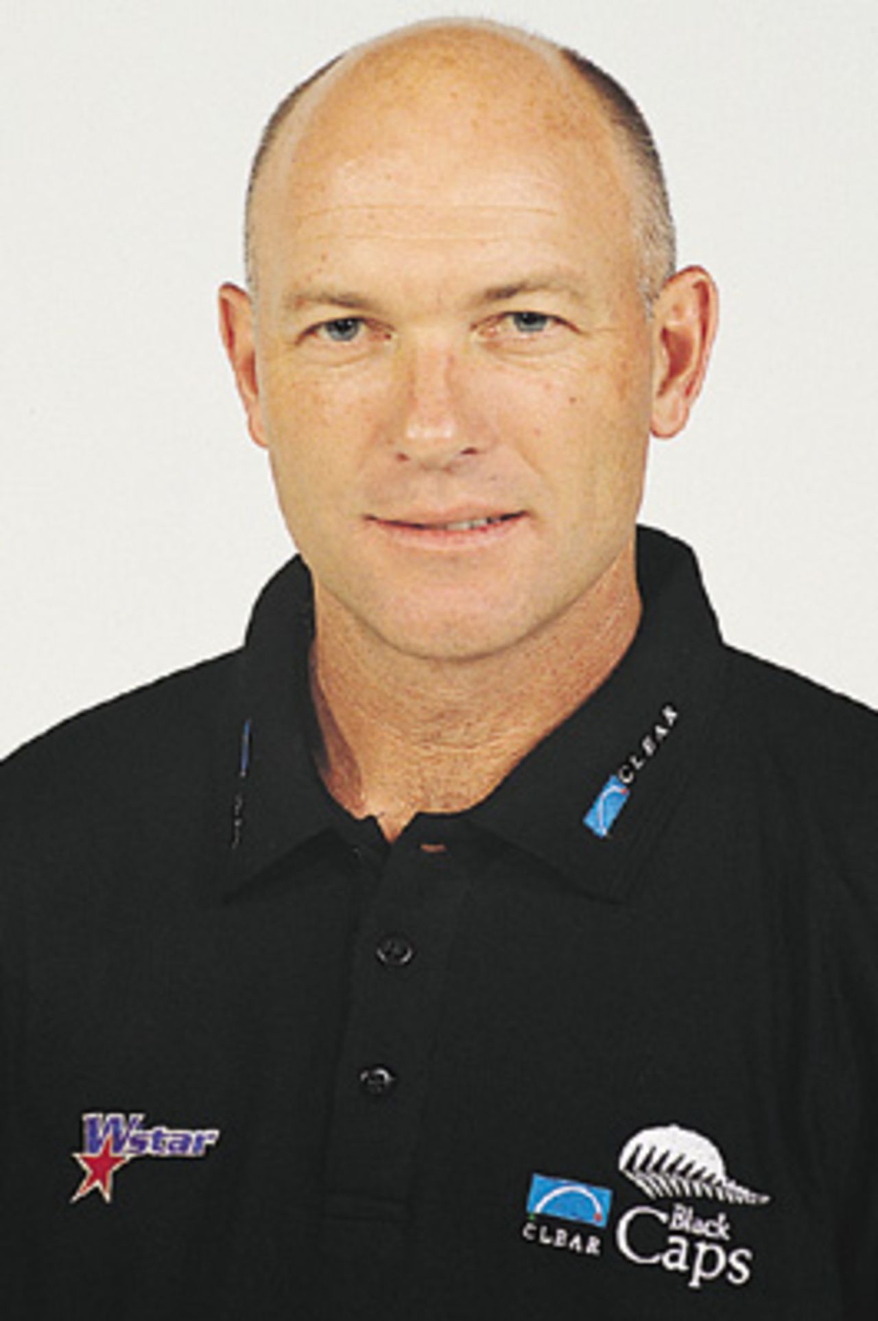 Portrait of Jeff Crowe - New Zealand manager in the 2000/01 season