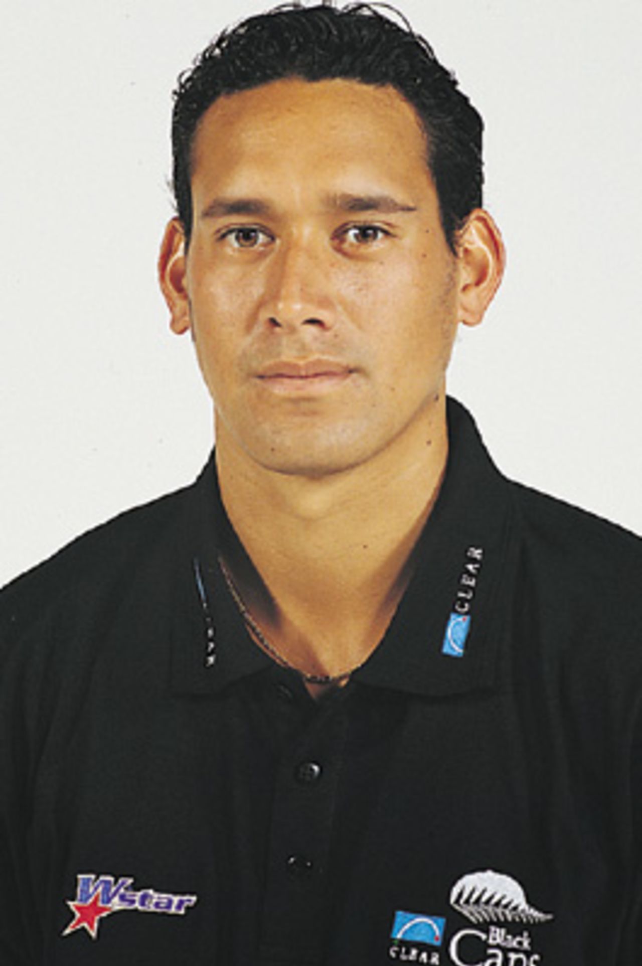 Portrait of Daryl Tuffey - New Zealand player in the 2000/01 season