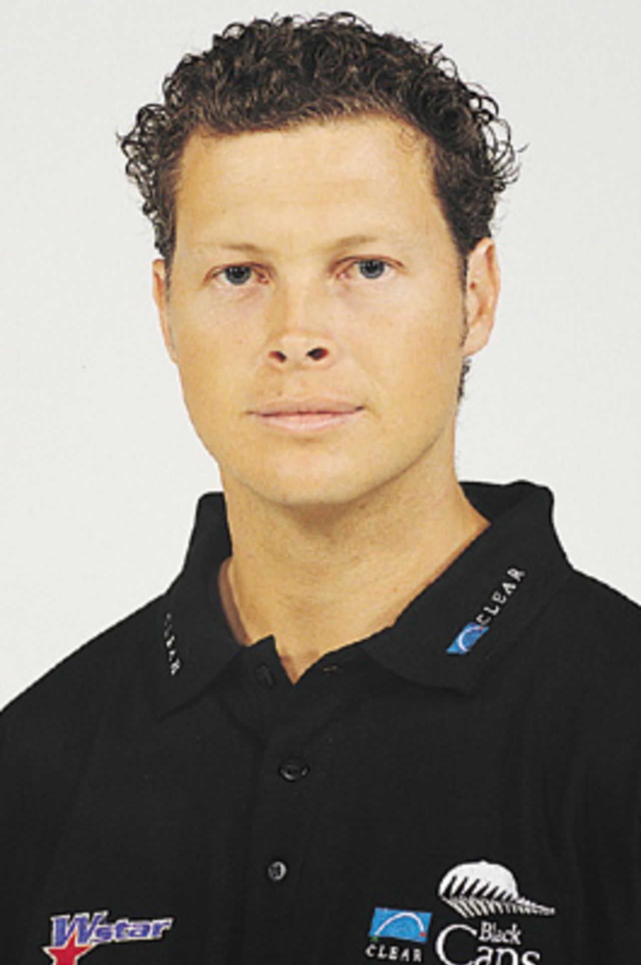 Portrait of Paul Wiseman - New Zealand player in the 2000/01 season