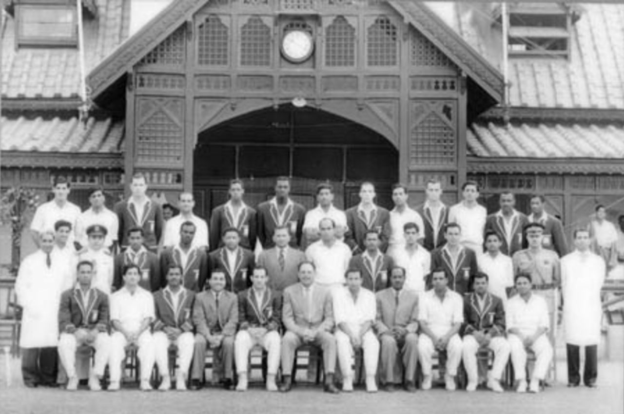 The West Indies and Pakistan test teams at Bagh-e-Jinnah. West Indies in Pakistan, 1958-59