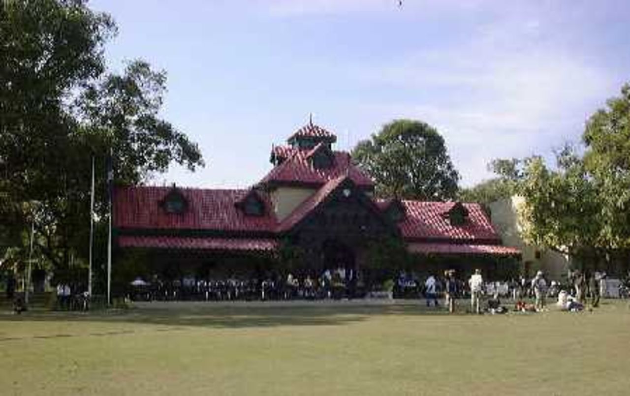 The historical pavilion at Bagh-e-Jinnah, Lahore, England in Pakistan, 2000-01