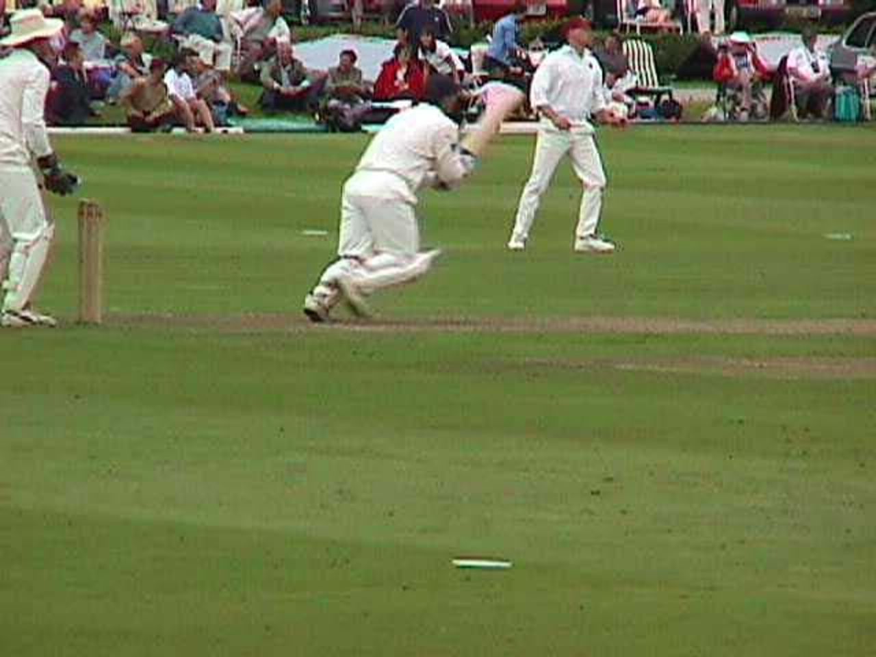 Dan Marsh in action during his innings of 66 in the E.W. Cartons Worsley Cup final against Haslingden