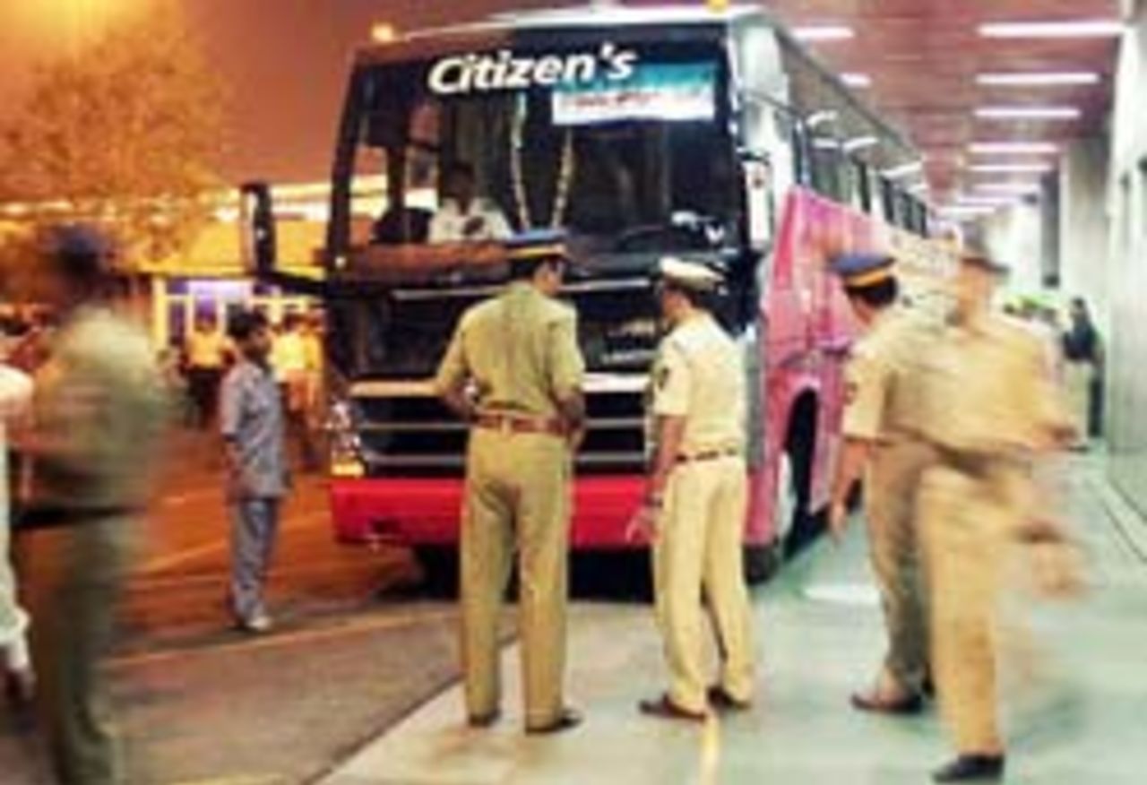 Tight security on the England tour of India 2001