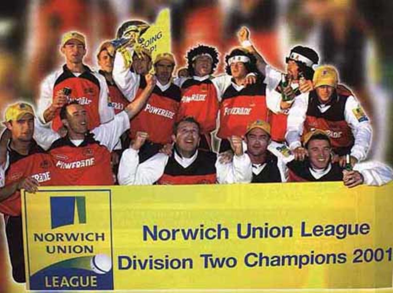 Glamorgan , the winners of the Norwich Union league Division Two , 2001