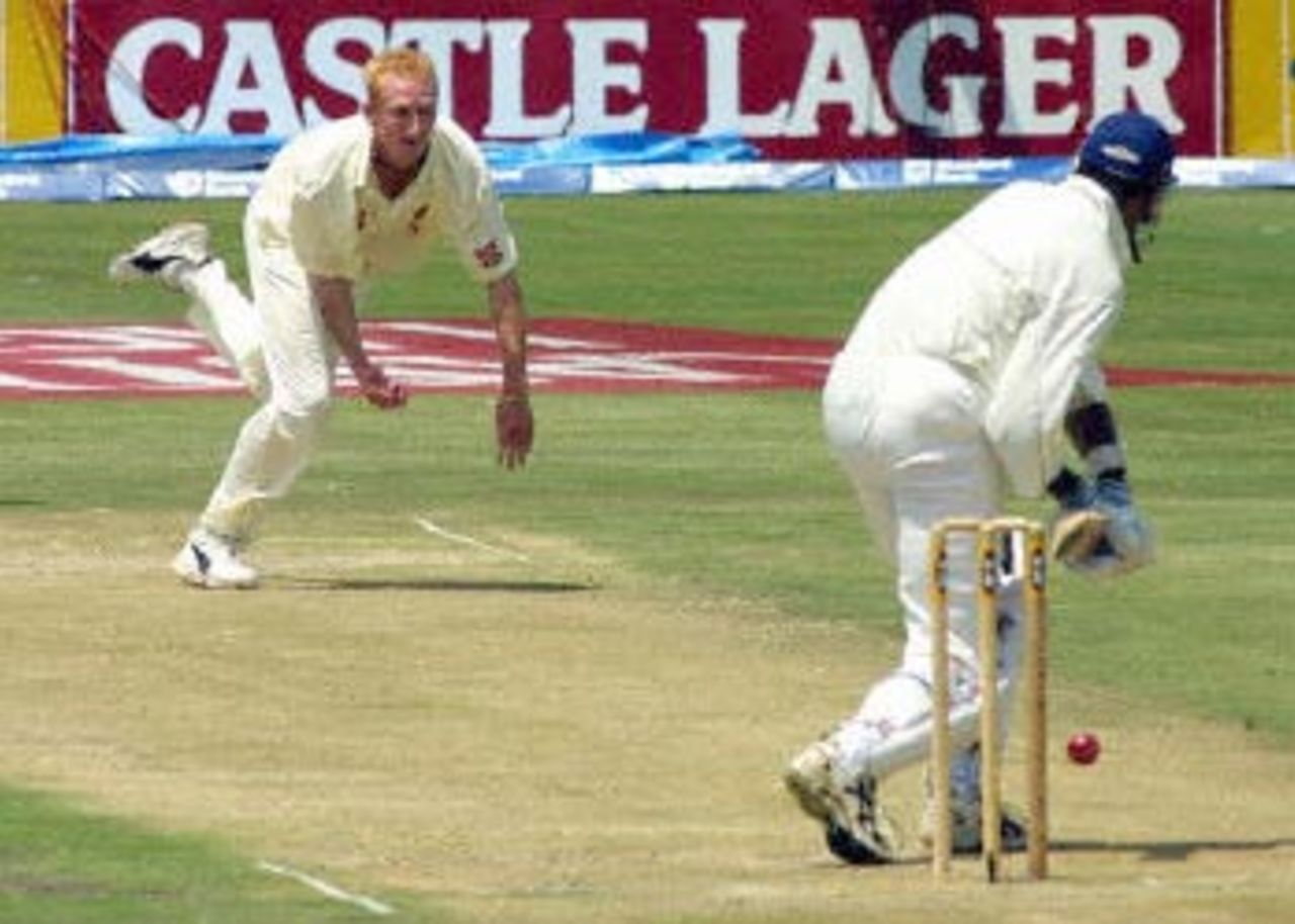 South Africa v India, 3rd Test match, Day Two, SuperSport Park, Centurion, 23-27 November 2001