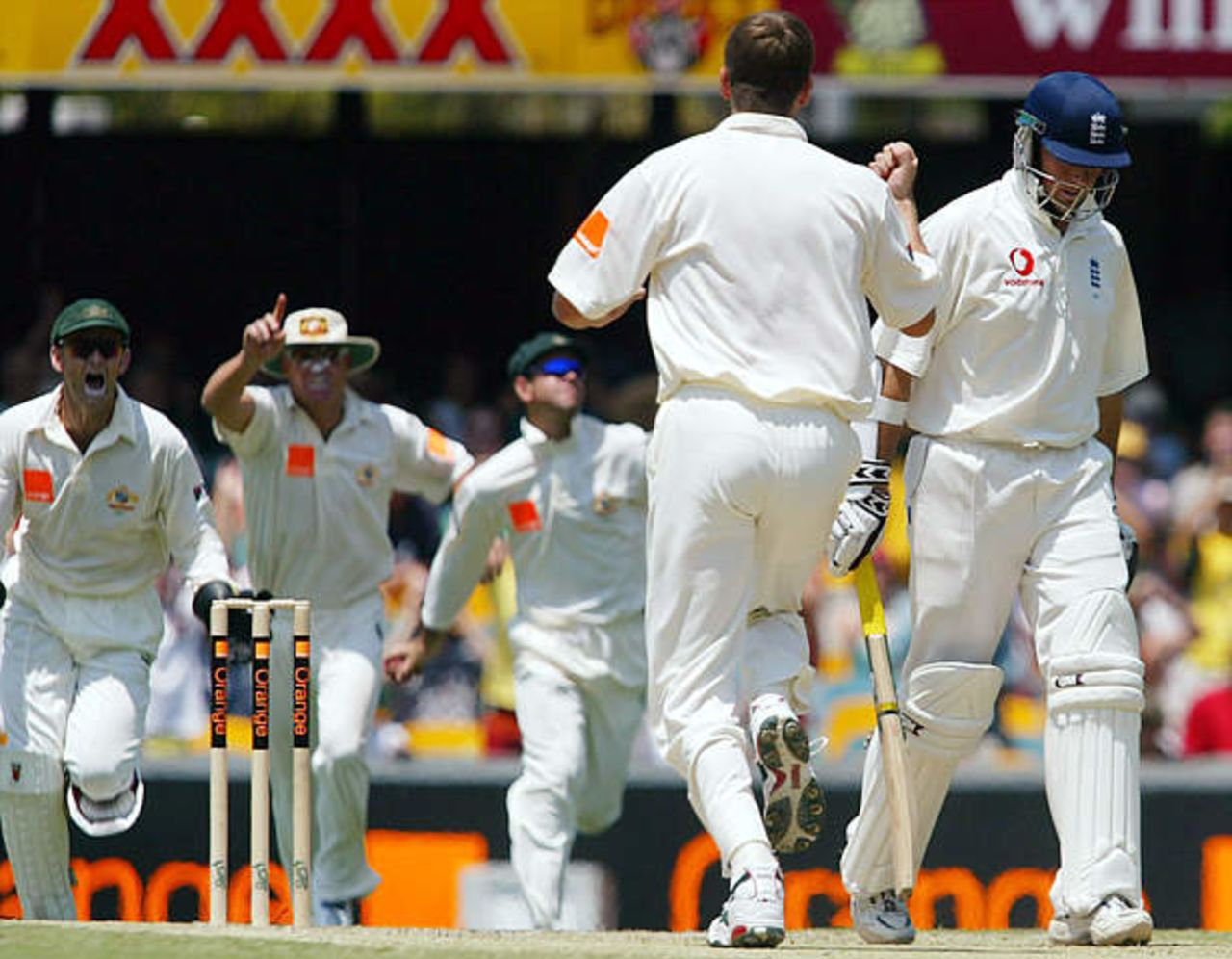 1st Test: Australia v England at Brisbane, 7-11 Nov 2002