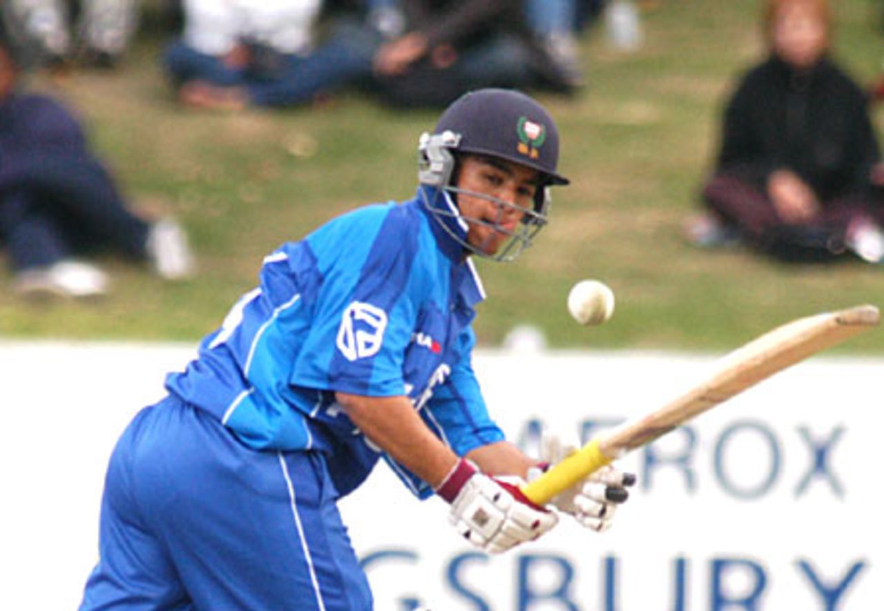 Man of the Match JP Duminy in action against Namibia