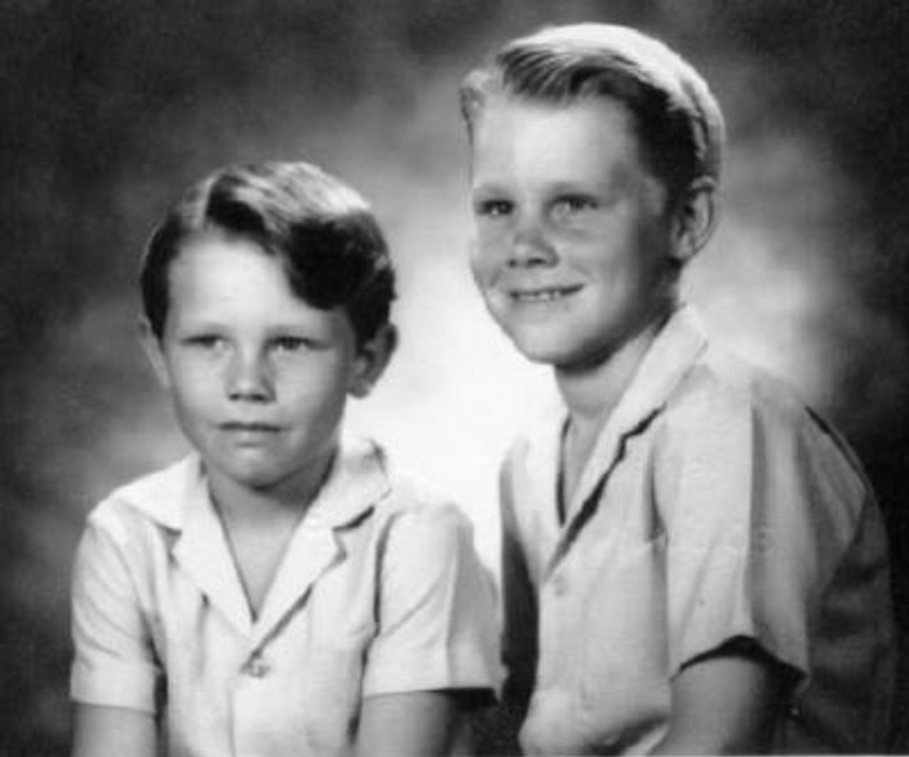 Chris (8) and Robin (6) future England players