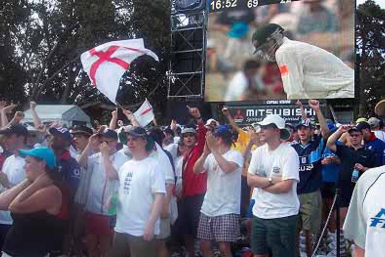 Army under the big screen