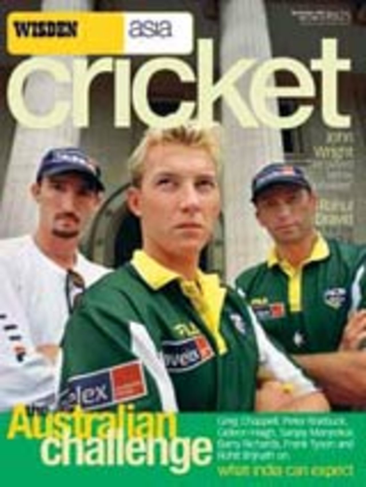 Wisden Asia Cricket, November 2003 cover