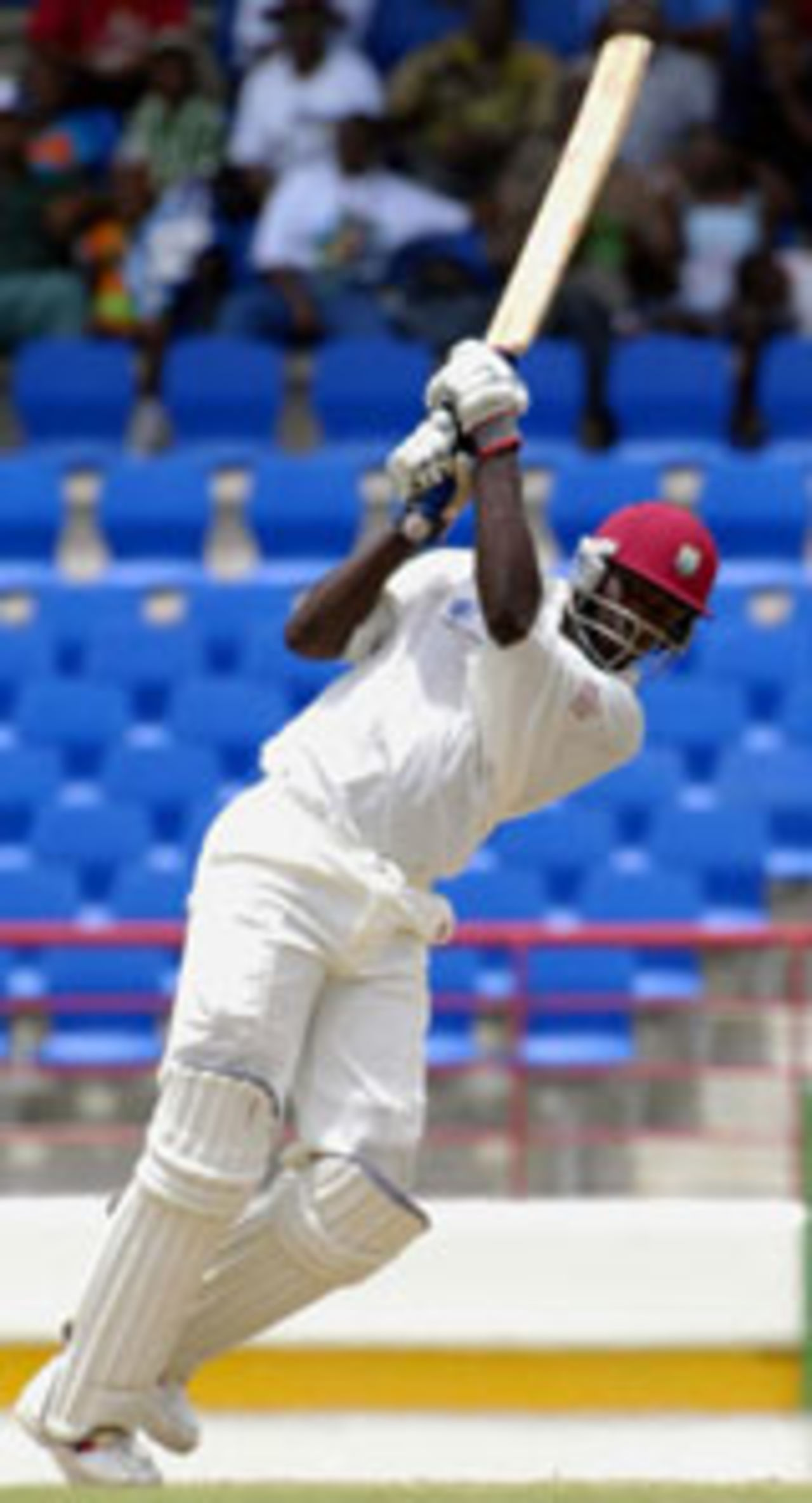 Wavell Hinds battong, West Indies v Sri Lanka, First Test, St. Lucia, June 22, 2003