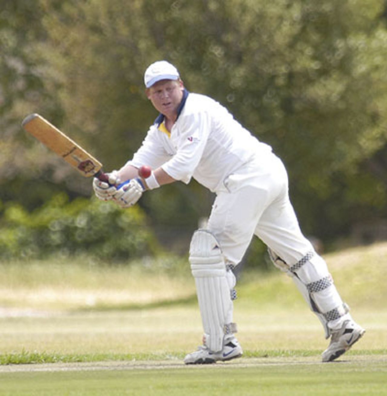 Arno Schipper of Durbanville scored a century against Claremont at the Burt Oval