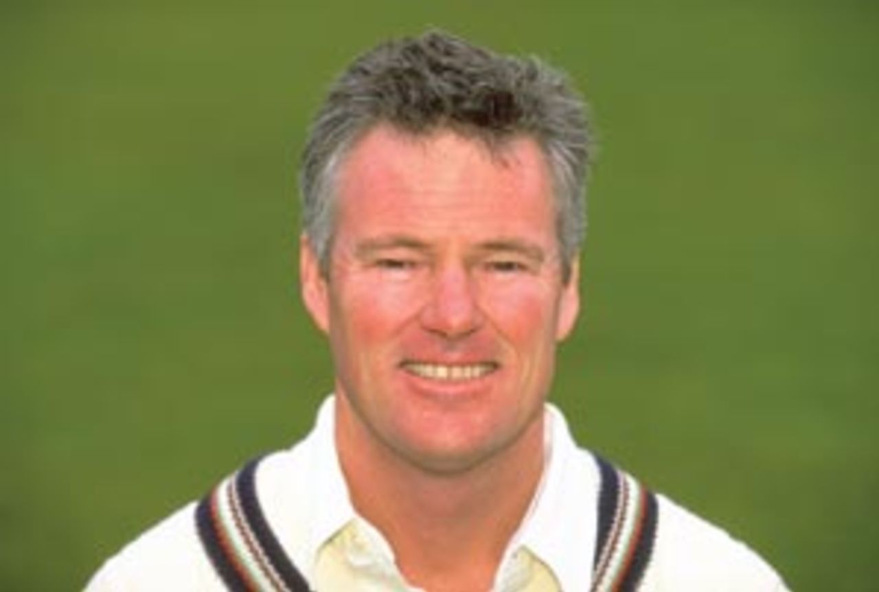 Portrait of coach John Bracewell of Gloucestershire CCC at the County Ground in Bristol, England, April 15, 1998