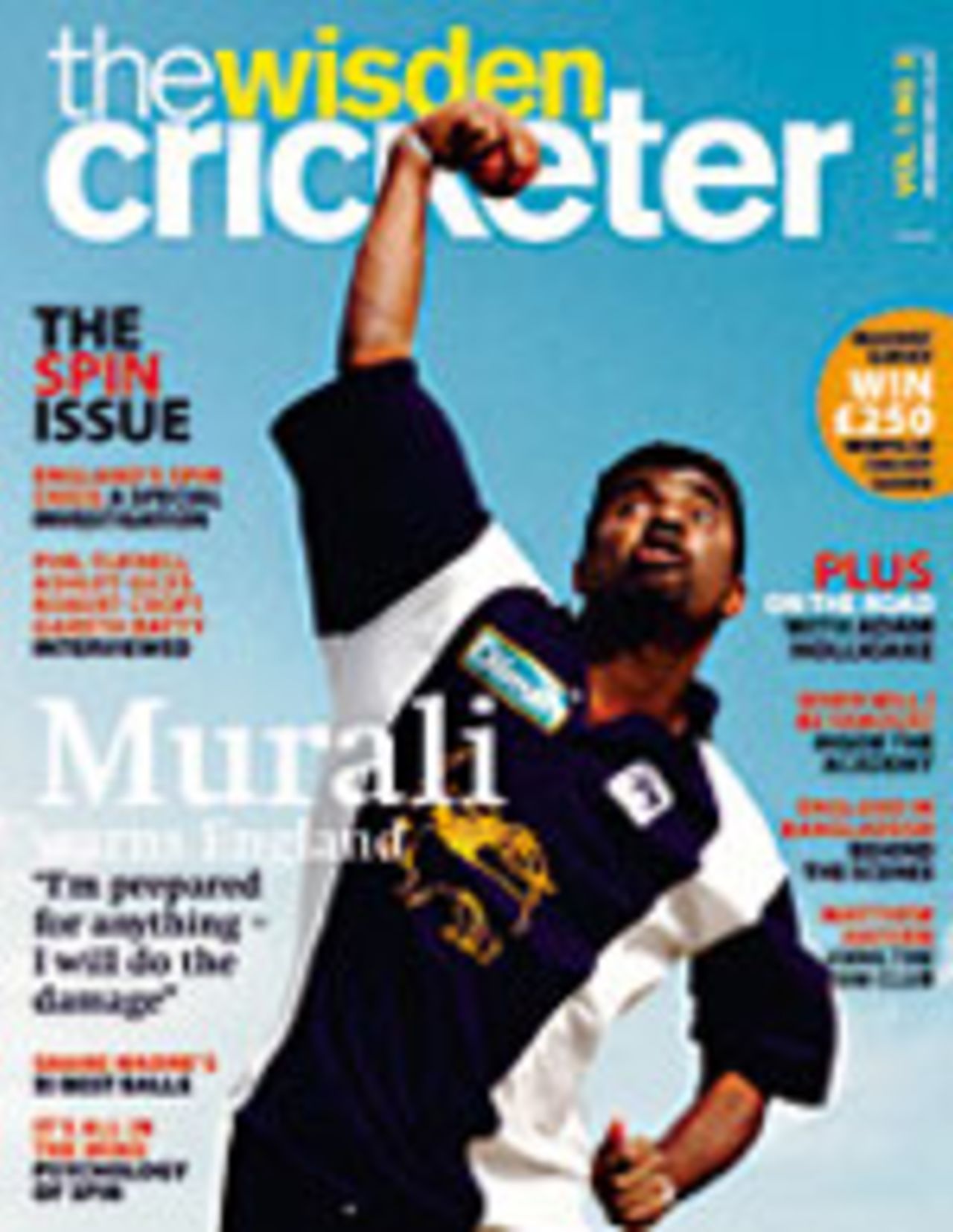 Wisden Cricketer cover - December 2003