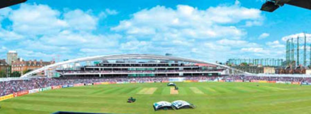 Proposed view from the pavilion of the redeveloped Oval, November 2003