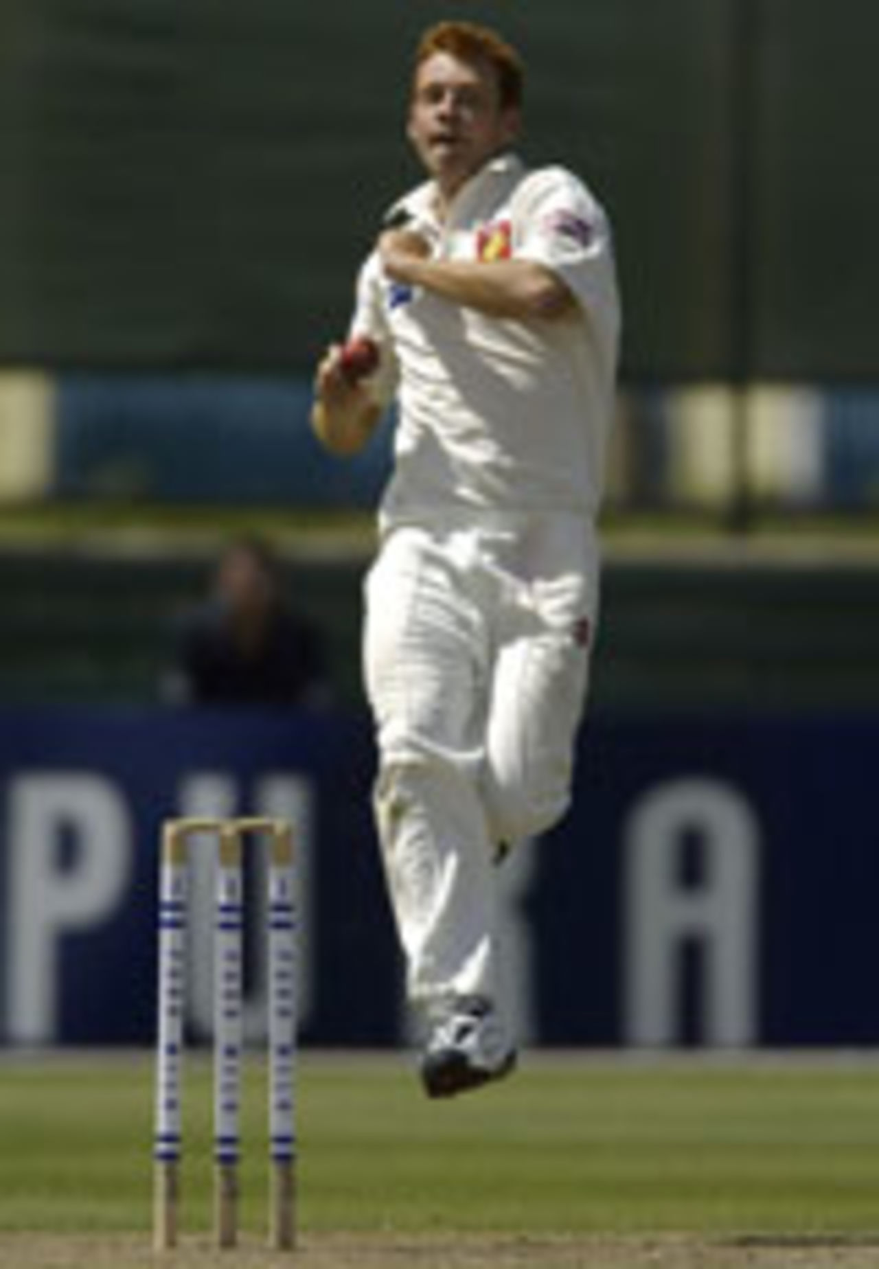 Andrew McDonald bowling, Victoria v Western Australia, The Junction Oval, November 19, 2003