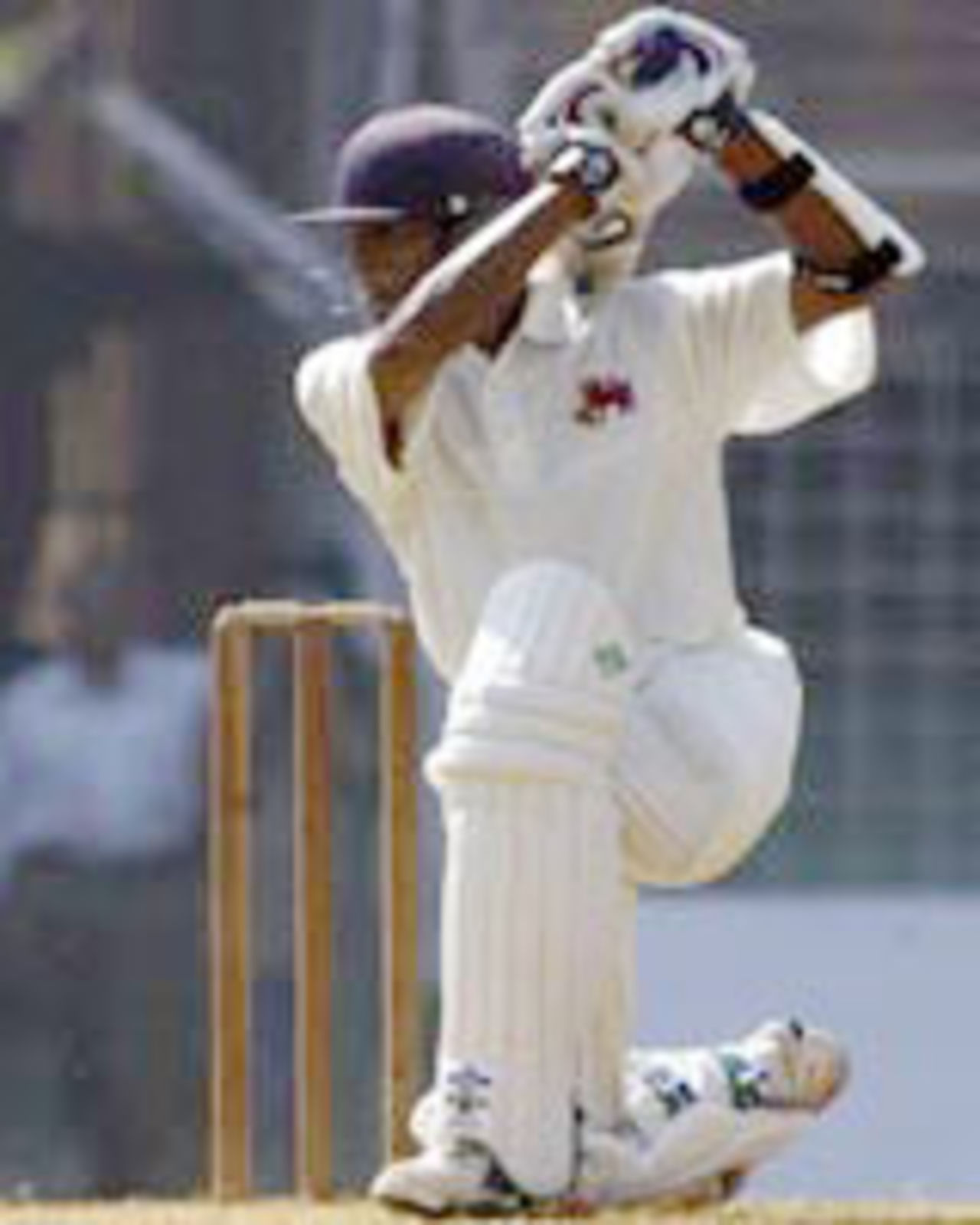 Wasim Jaffer hits out en route to 99 for the MCA Board President's XI against England at the Wankhede in 2001