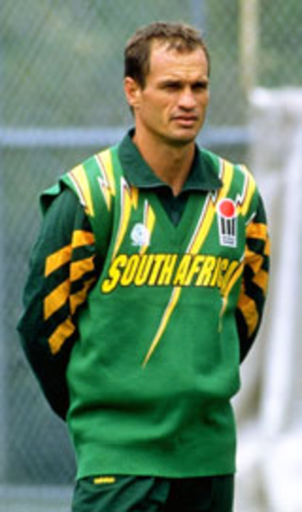 Kepler Wessels as coach of South Africa, December 1993