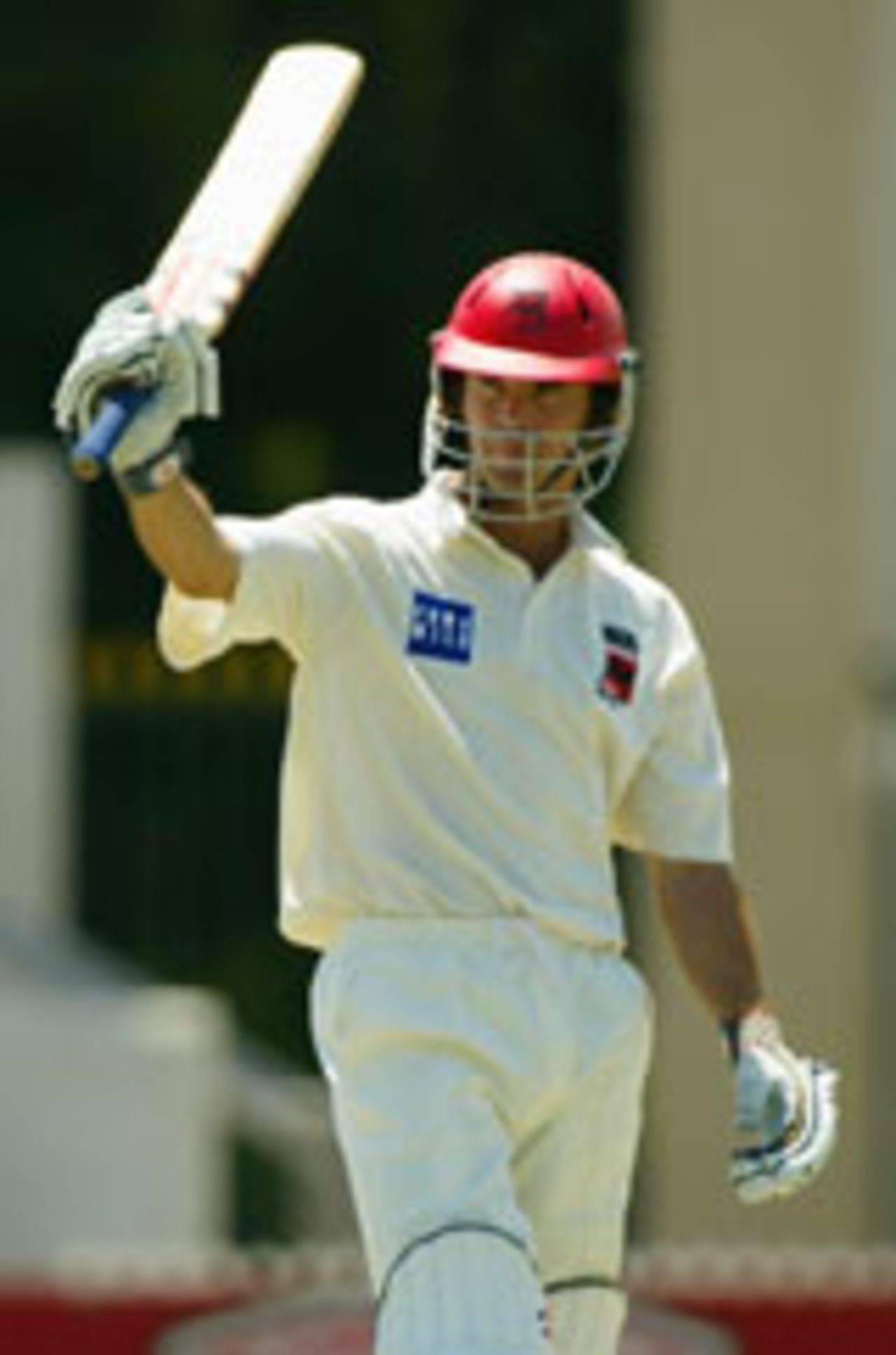 Greg Blewett acknowledges his fifty, South Australia v New South Wales, November 21, 2003