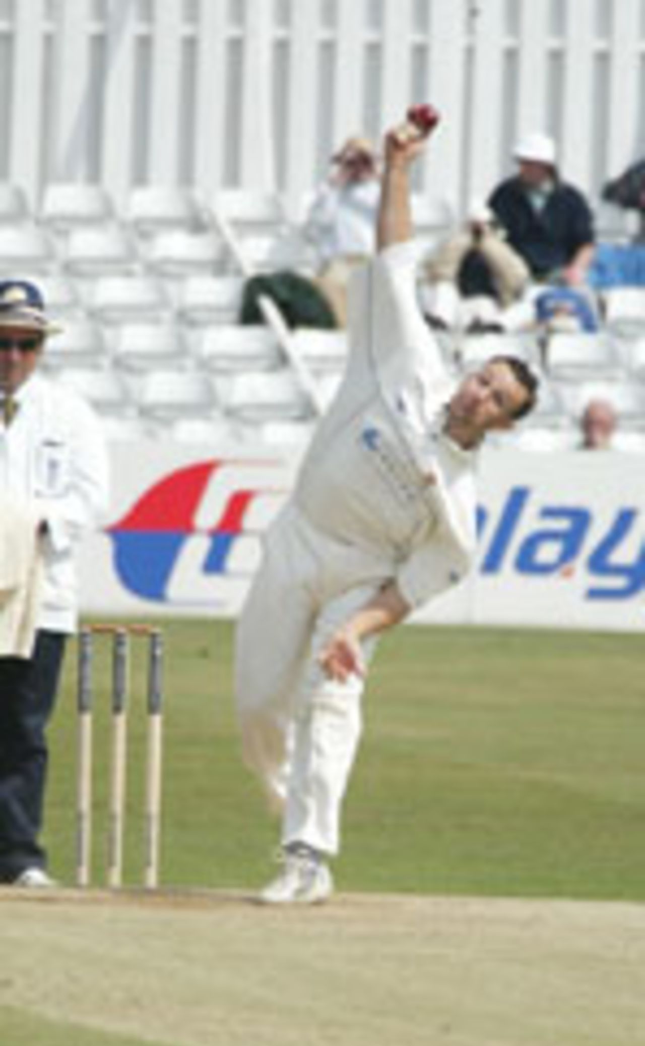 James bowling for Essex