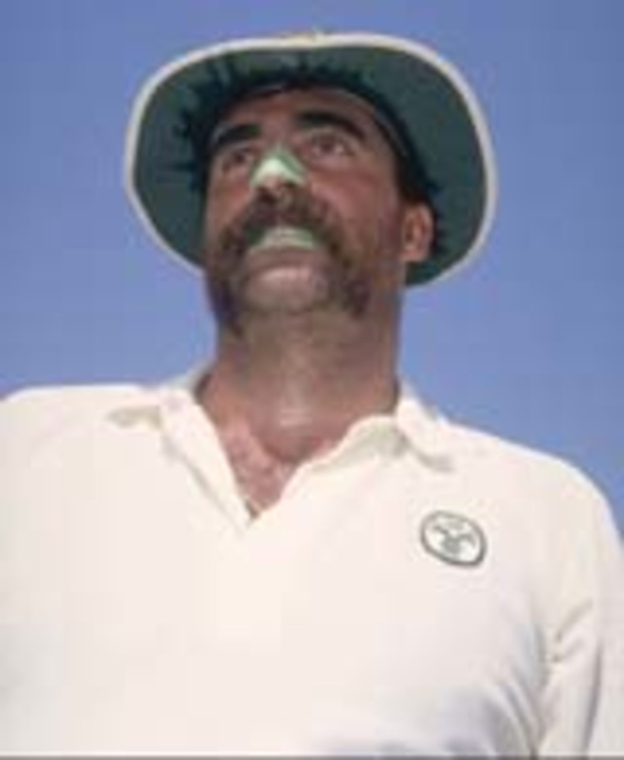 Merv Hughes and his famous bristling moustache