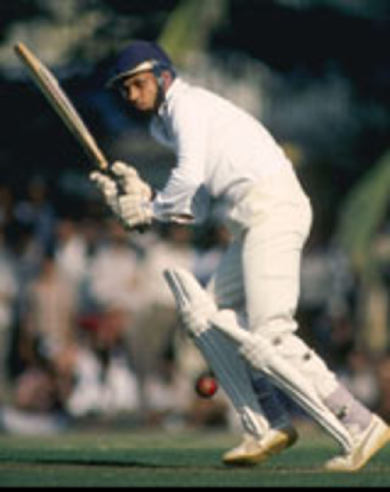 Mohinder Amarnath batting during the 1984 Delhi Test against England, India v England, 2nd Test, Delhi, January 1, 1984