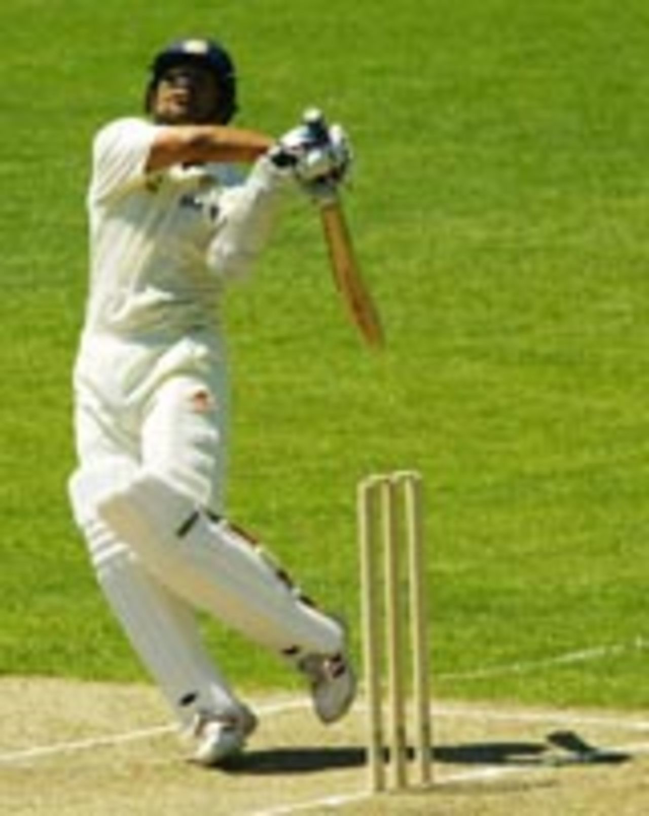 Sachin Tendulkar pulls, Victoria v Indians, Melbourne Cricket Ground, November 25, 2003