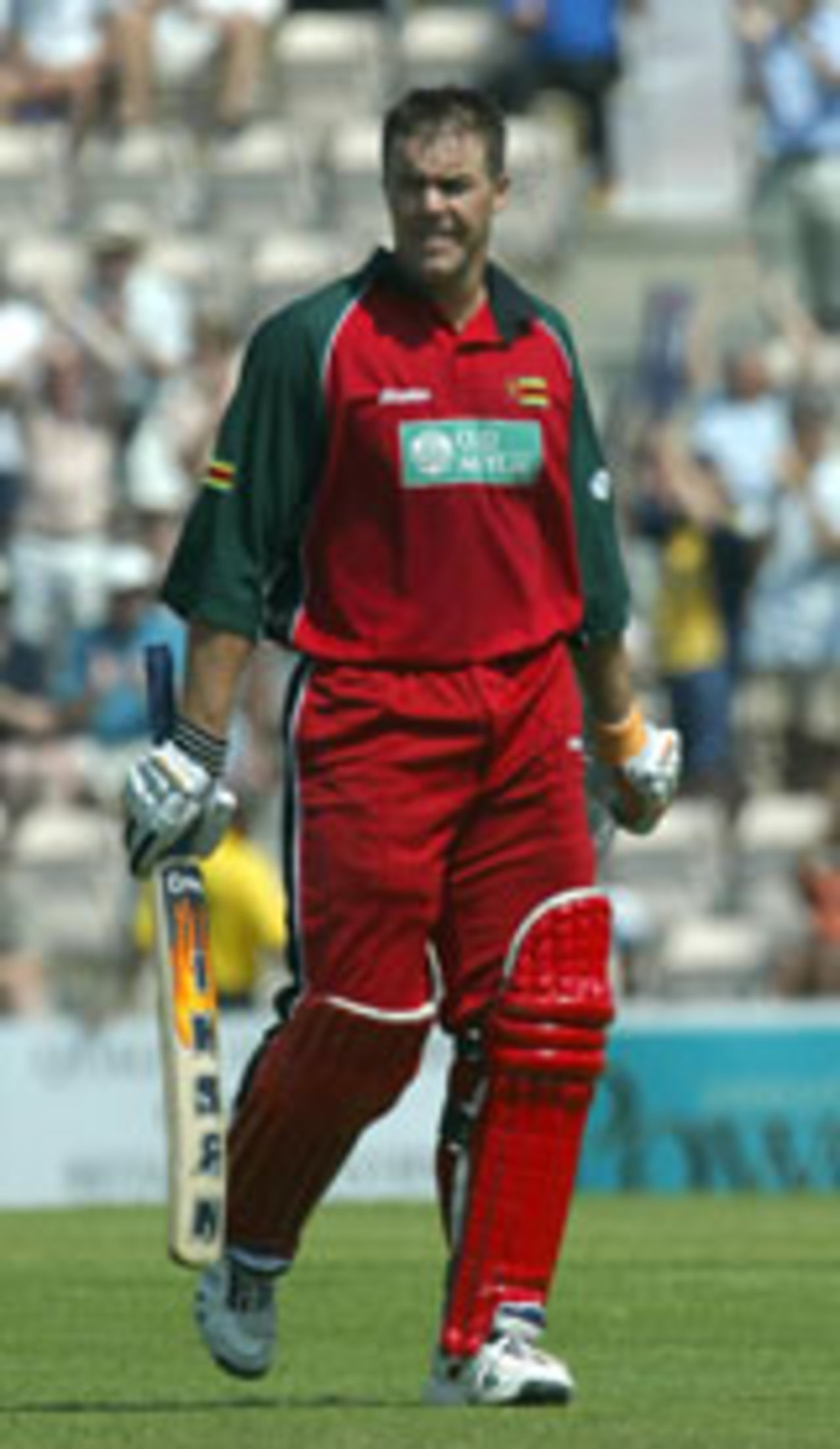 Heath Streak heading back to the pavilion, South Africa v Zimbabwe, NatWest Series , Southampton, July 10, 2003