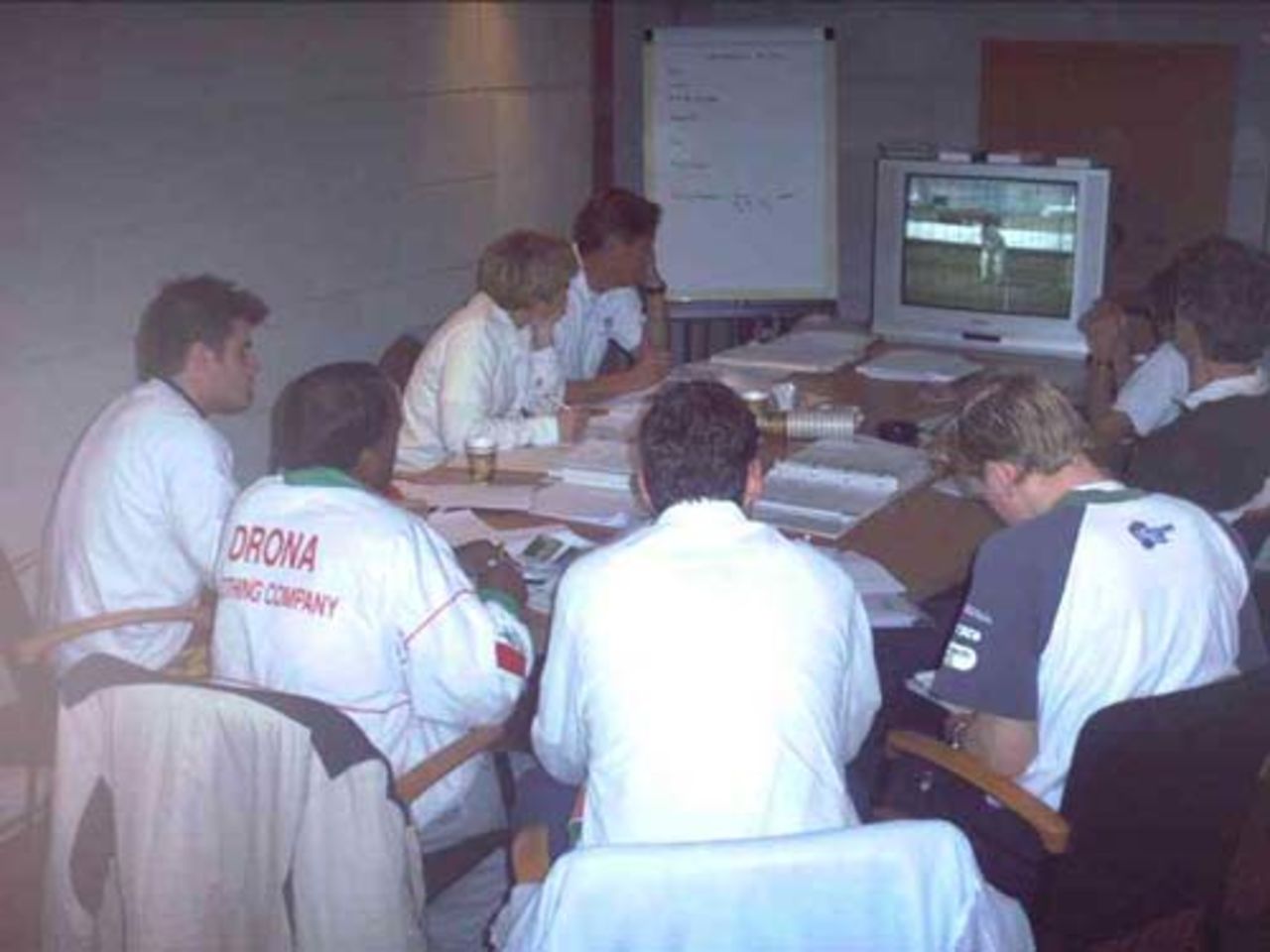 Level II course participants concentrating on video analysis