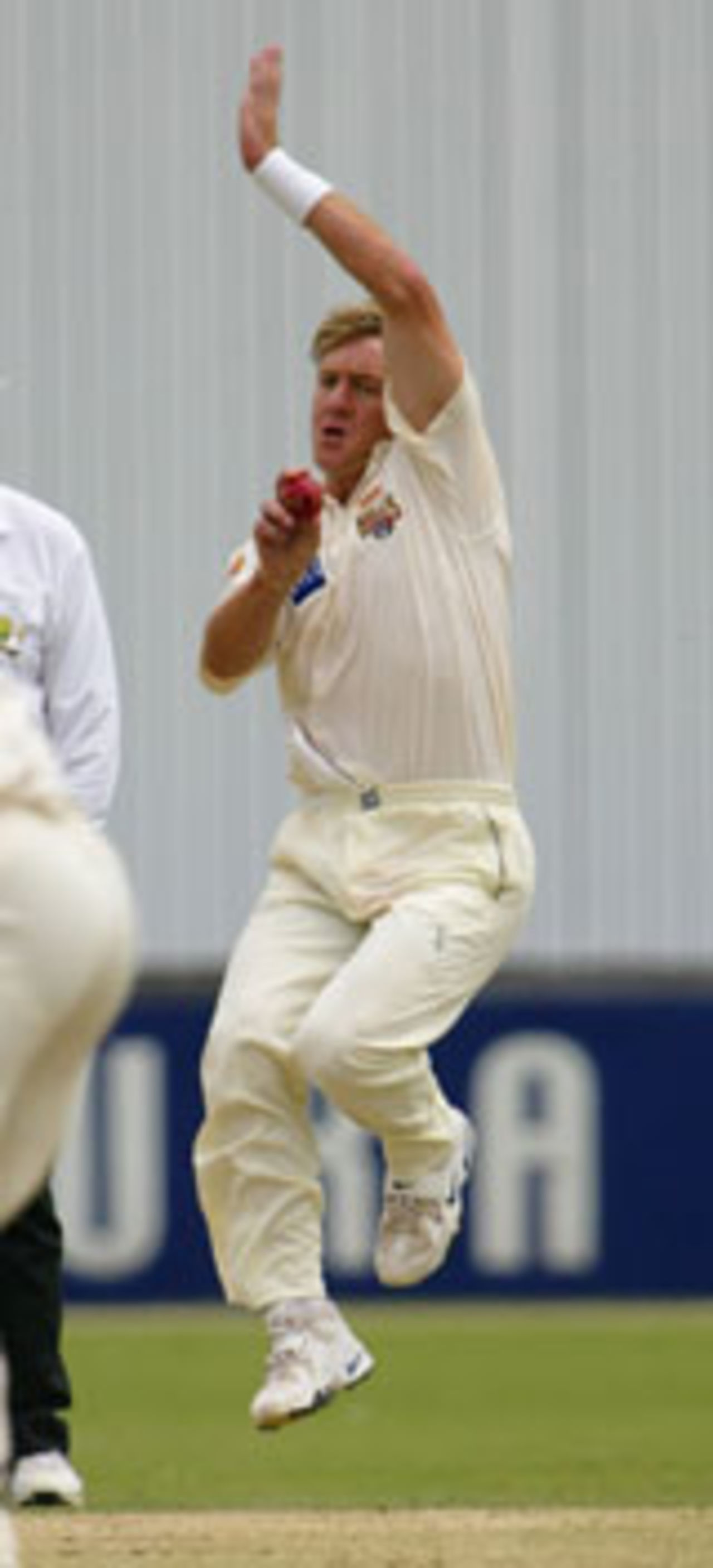 Andy Bichel bowling, South Australia v Queensland, November 28, 2003