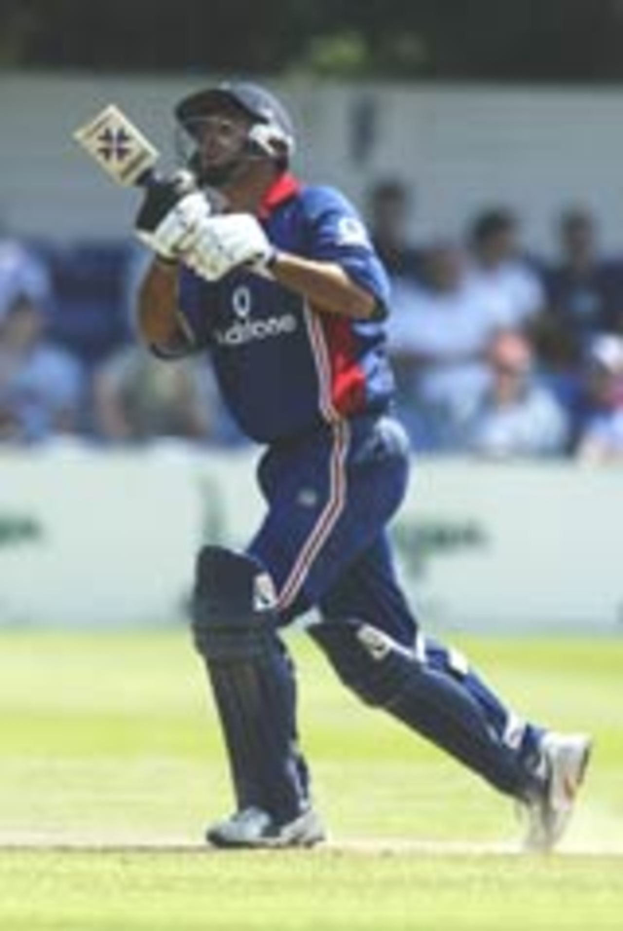 Kabir Ali batting, Cardiff, June 14, 2003