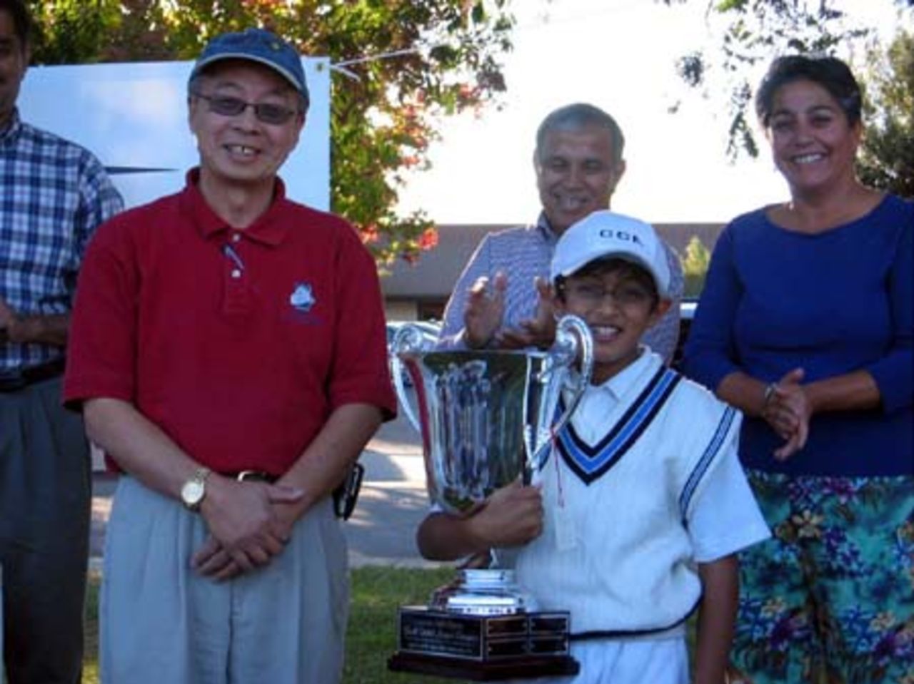 US Academy-Arsh Buch Capt U15 Team Vice Mayor Patrick Kwok of Cupertino