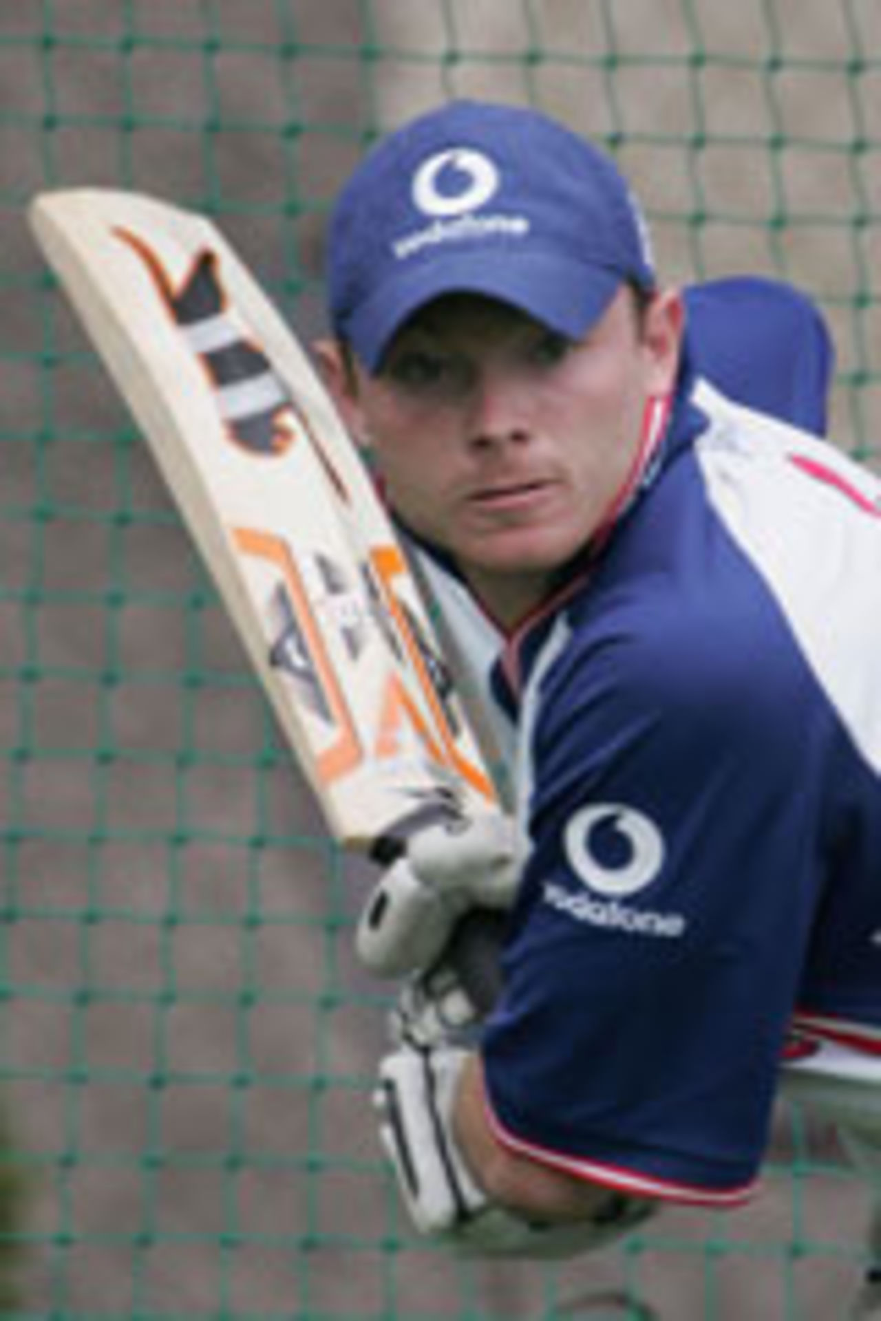 Ian Bell in the nets for England, Windhoek, Namibia, November 18 2004