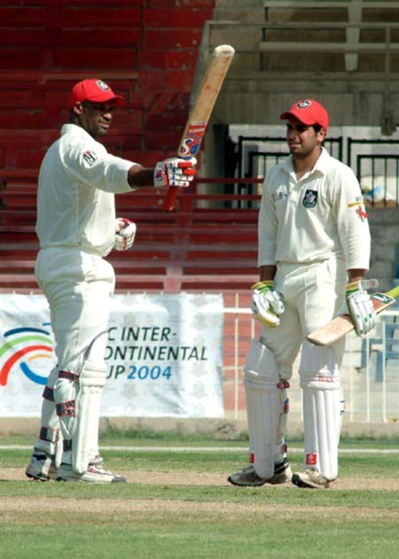 Sunil R 50 Sunil Dhaniram acknowledges his 50 | ESPNcricinfo.com