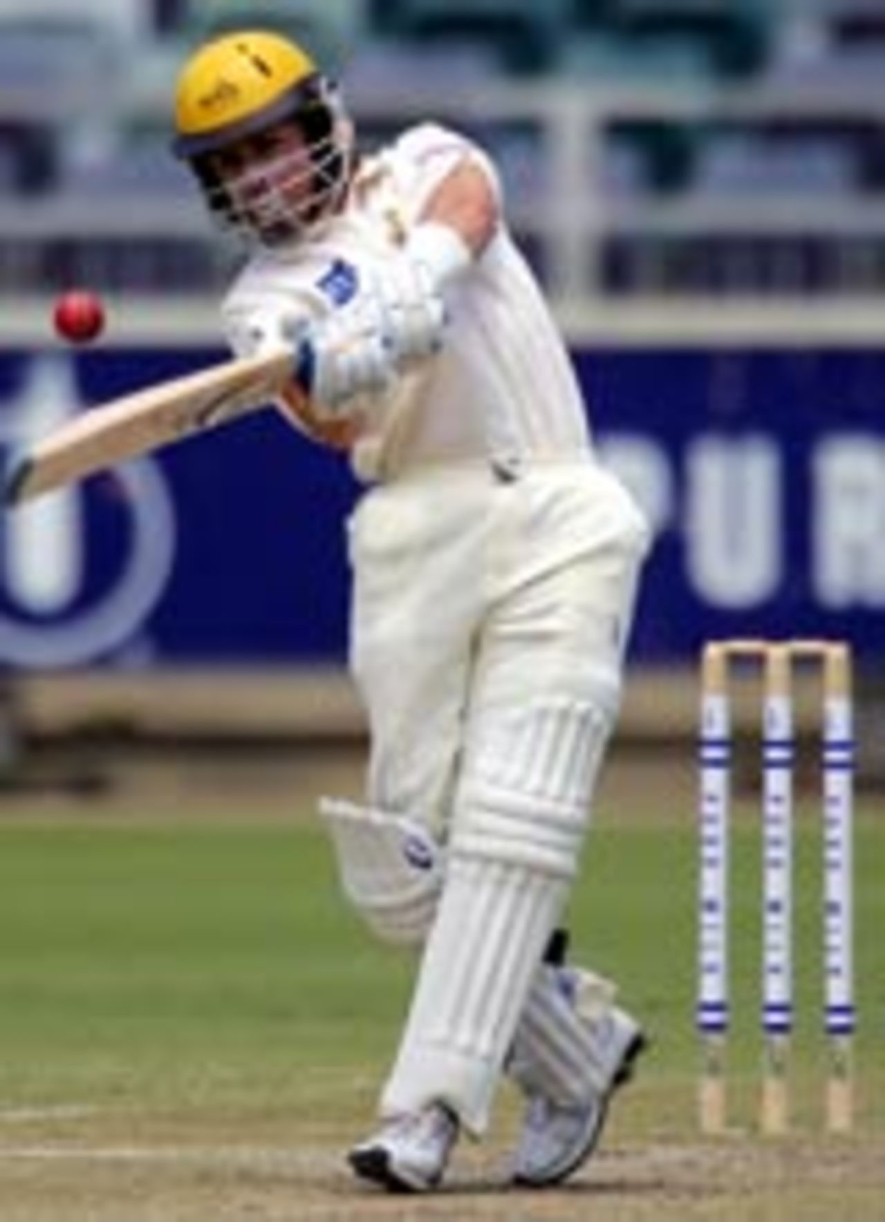 Ryan Campbell drives, Western Australia v Queensland, Pura Cup, Perth, 2nd day, November 22, 2004