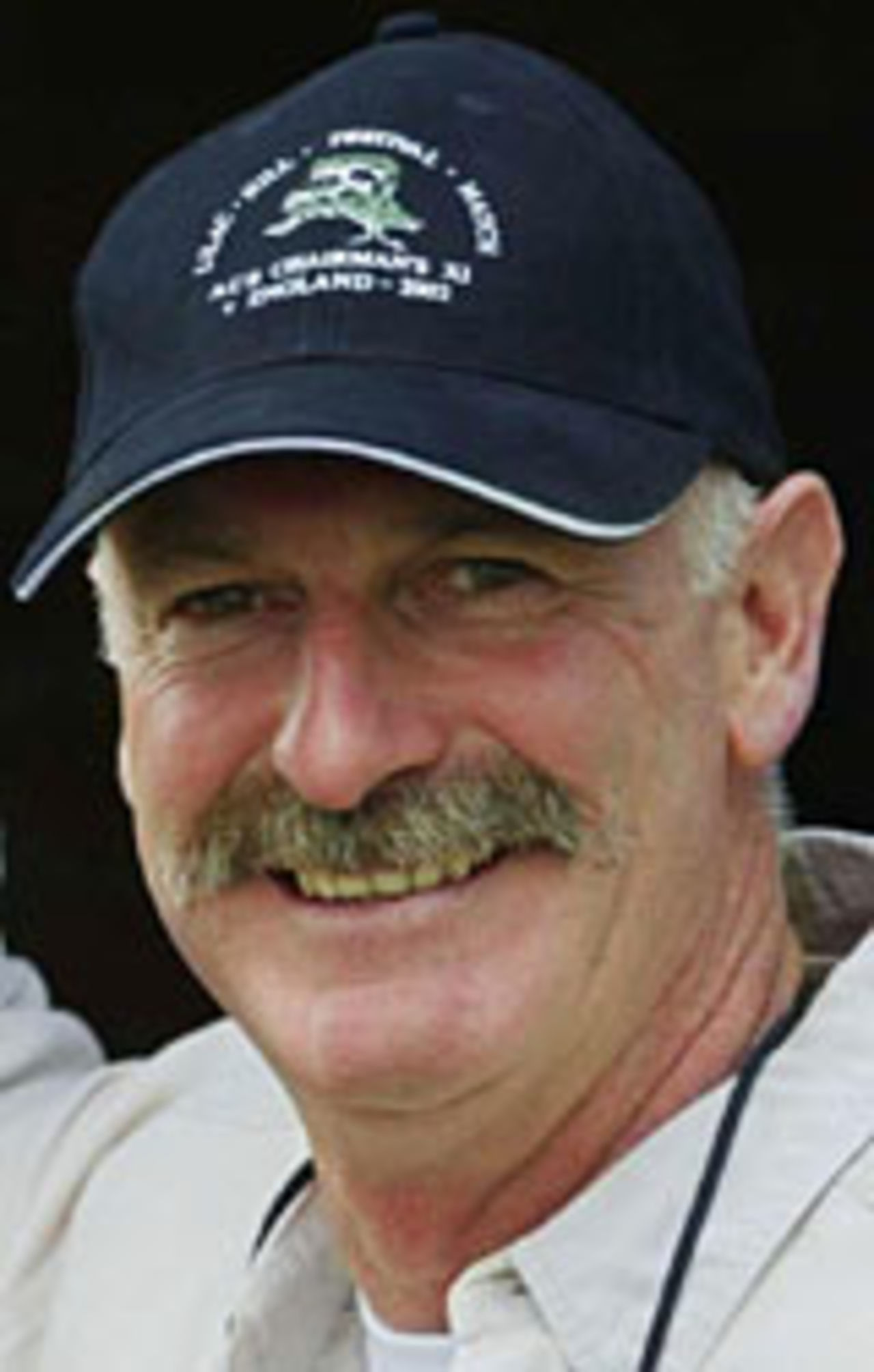 Dennis Lillee watches the Zimbabwe v Australian Cricket Board Chairman's X1, Lilac Hill near Perth,  October 1 2003