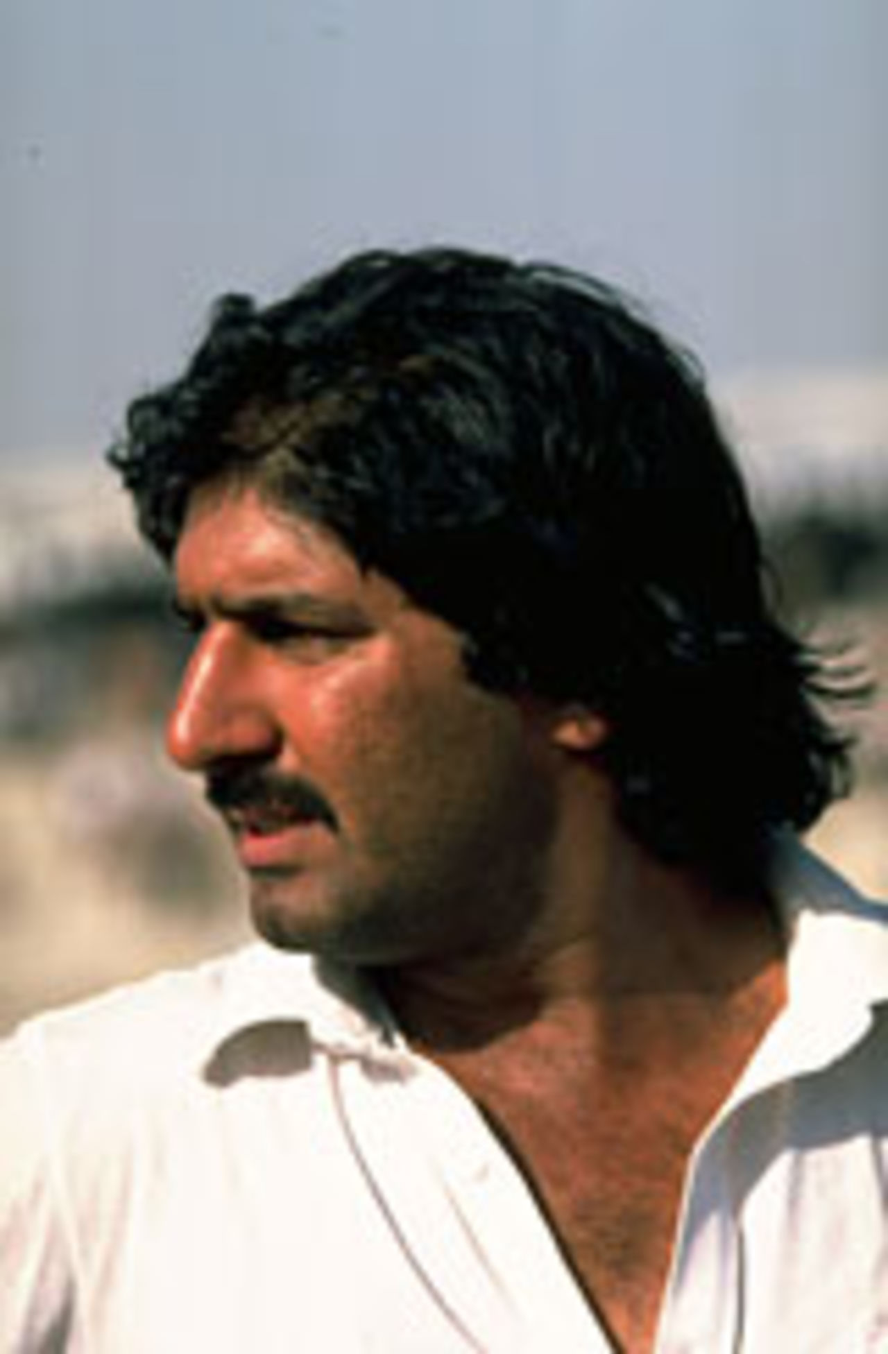 Sarfraz Nawaz portrait, April 1 1984