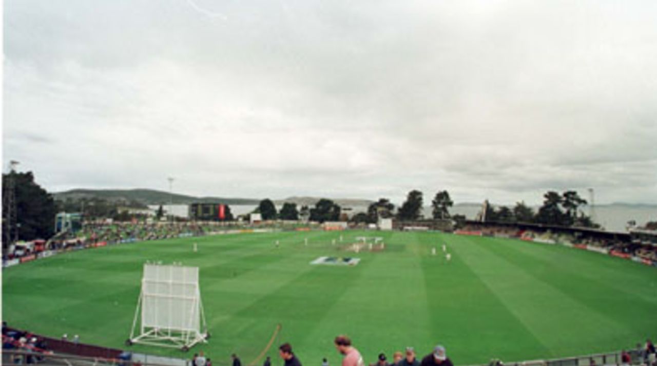 Bellerive Oval taken during the 3rd Test between Australia and New Zealand at Hobart, 27 Nov - 1 Dec 1997.