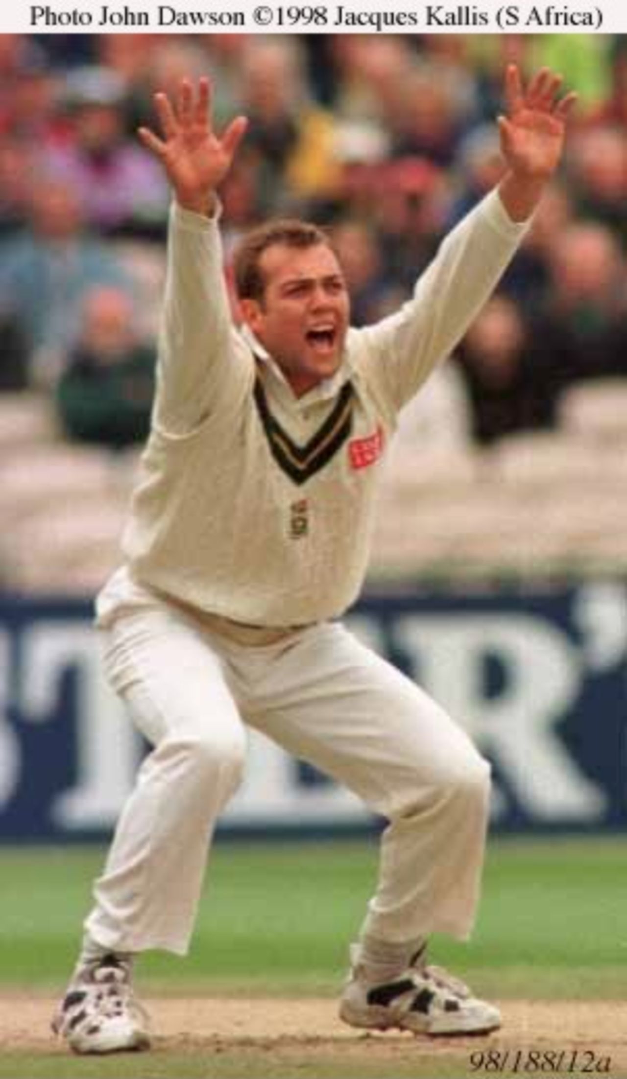 Kallis appeals to the umpire