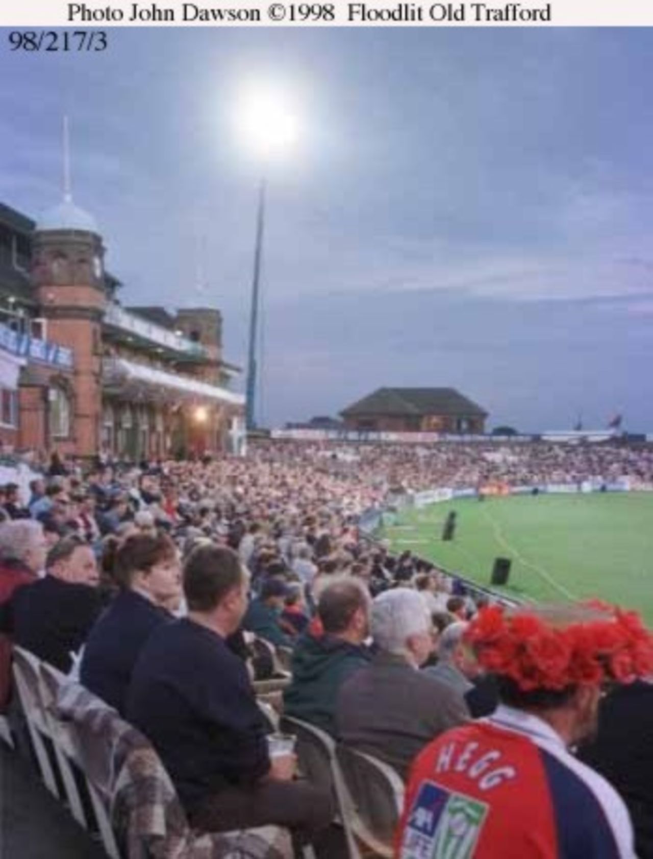 Old Trafford under lights