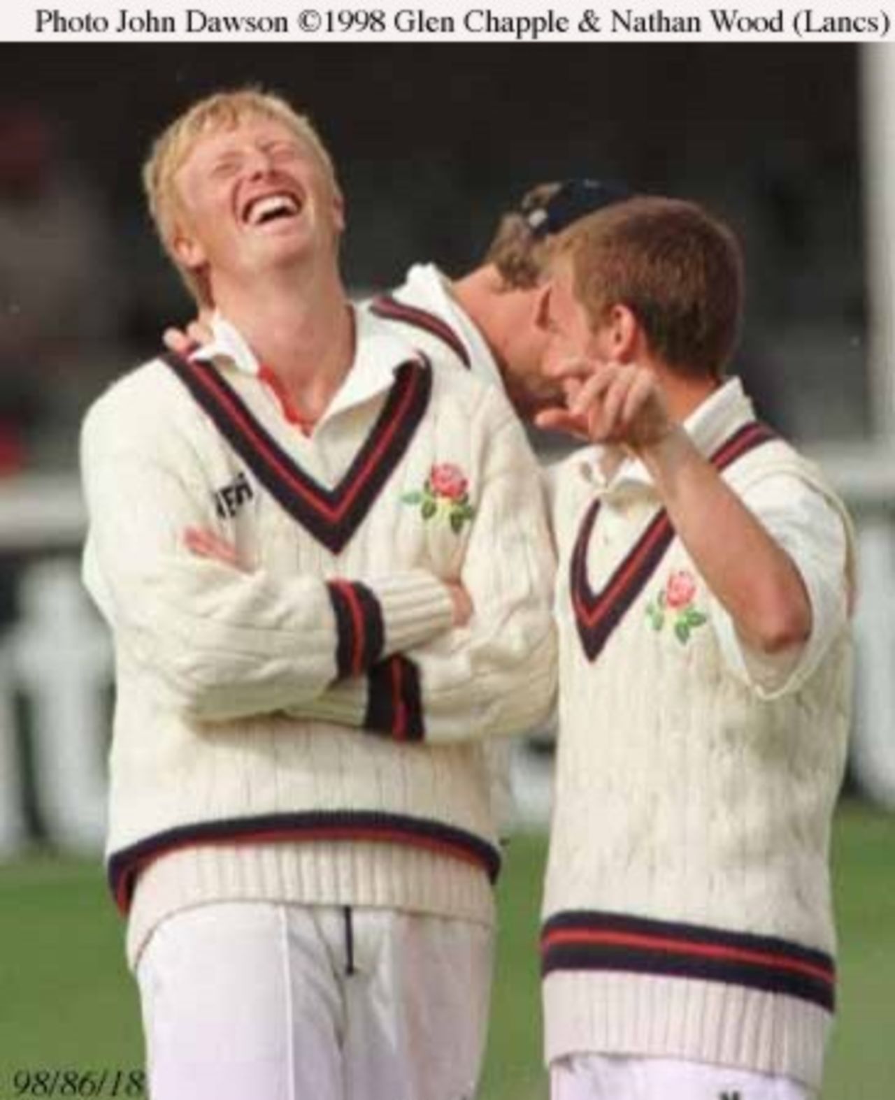 Chapple and Wood share a joke