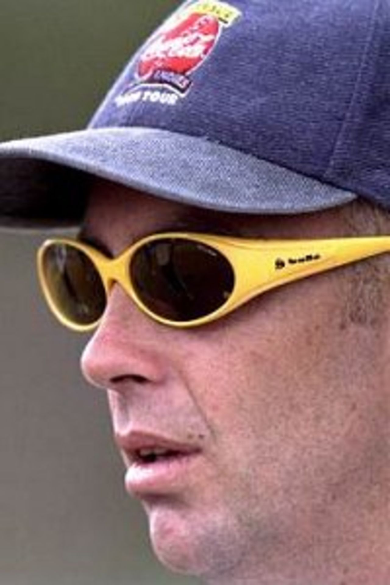 21 Feb 1999: Portrait of Colin Miller of Australia during nets in Antigua on their tour of the West Indies
