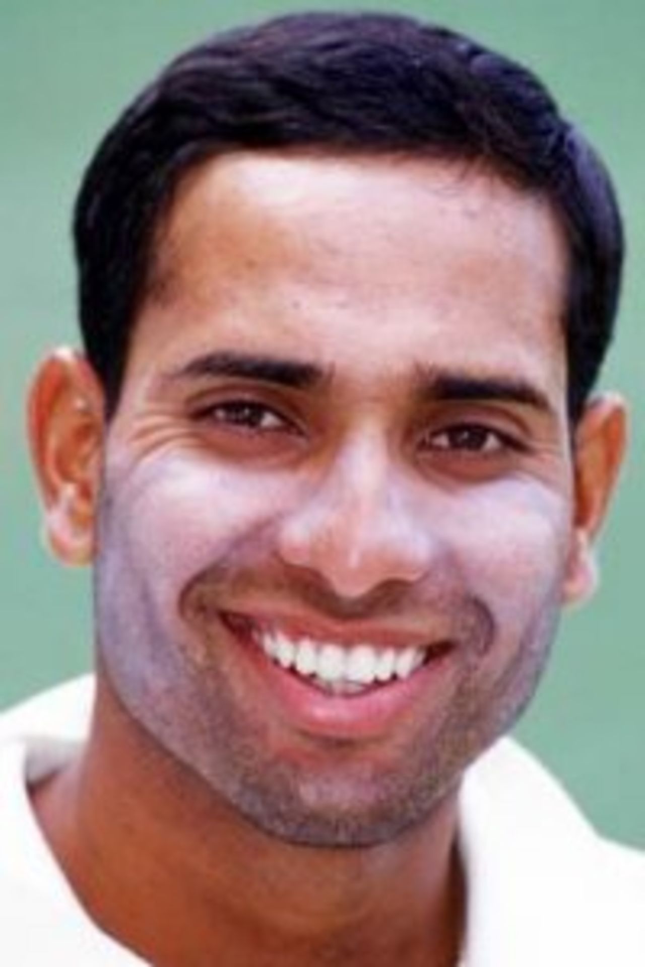 Vangipurappu Venkata Sai Laxman of India during a Portrait session, at the 'Gabba, Brisbane, Australia.